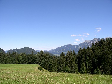 Landschaft bei Oberstdorf